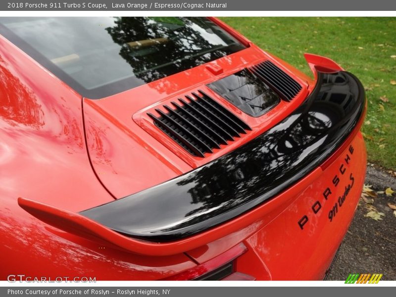 Lava Orange / Espresso/Cognac Natural 2018 Porsche 911 Turbo S Coupe