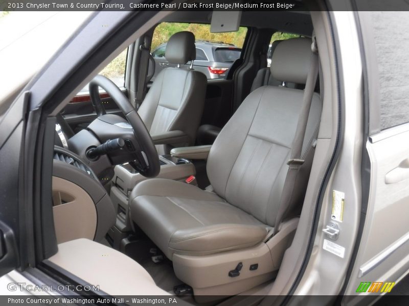 Cashmere Pearl / Dark Frost Beige/Medium Frost Beige 2013 Chrysler Town & Country Touring