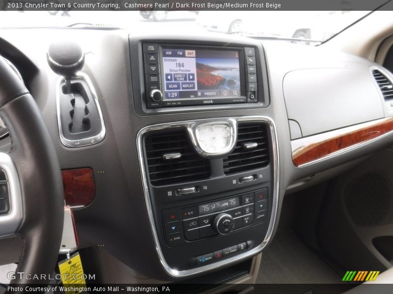 Cashmere Pearl / Dark Frost Beige/Medium Frost Beige 2013 Chrysler Town & Country Touring
