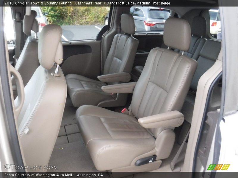 Cashmere Pearl / Dark Frost Beige/Medium Frost Beige 2013 Chrysler Town & Country Touring