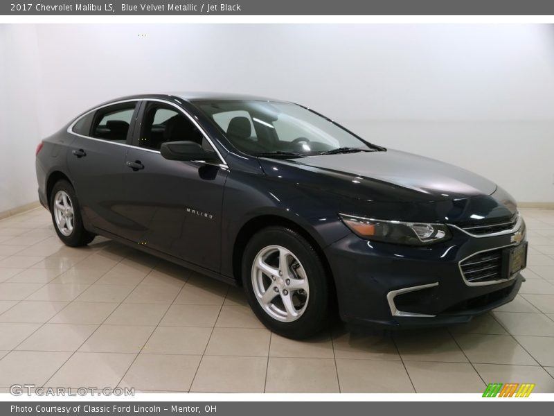 Blue Velvet Metallic / Jet Black 2017 Chevrolet Malibu LS