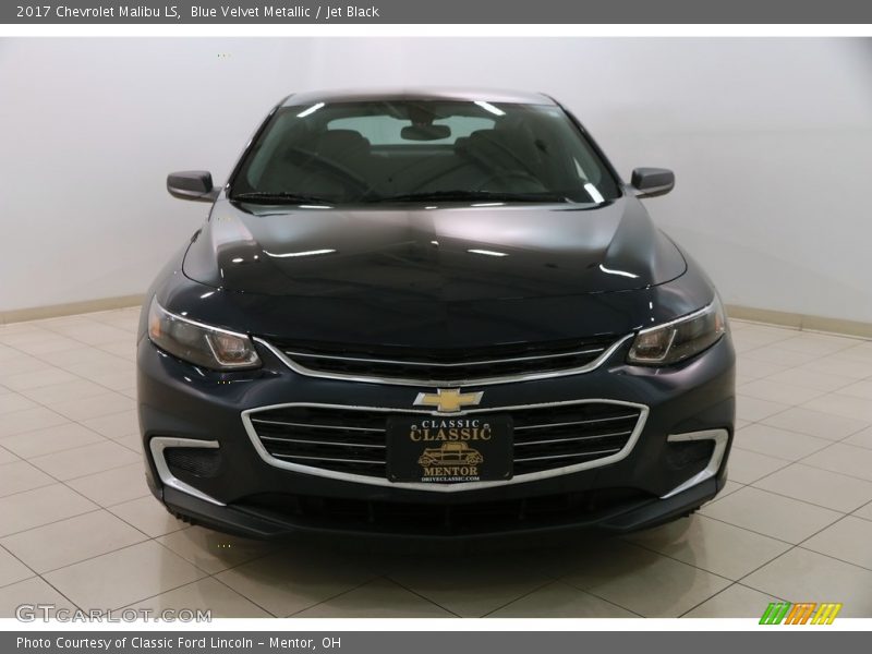 Blue Velvet Metallic / Jet Black 2017 Chevrolet Malibu LS