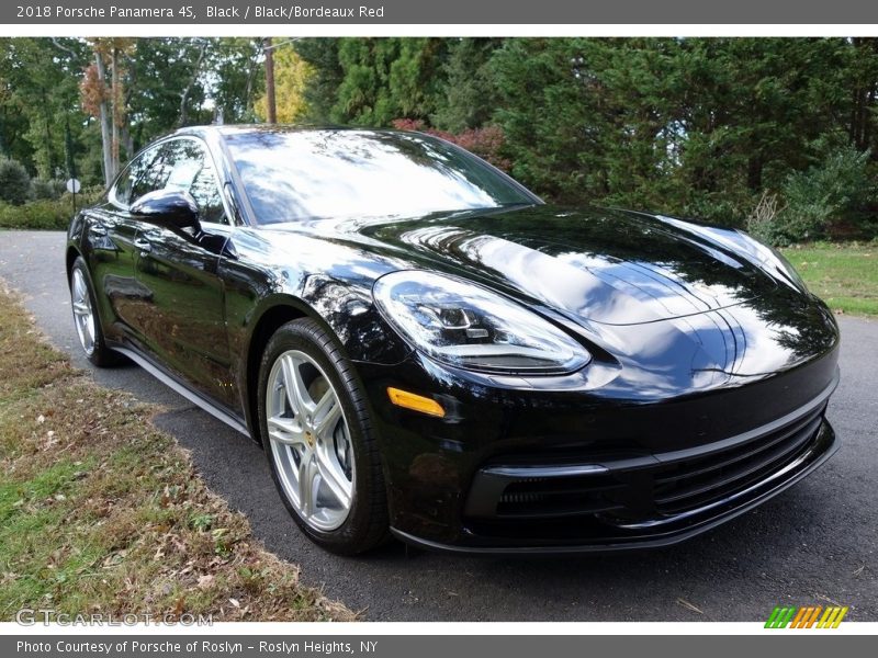 Black / Black/Bordeaux Red 2018 Porsche Panamera 4S