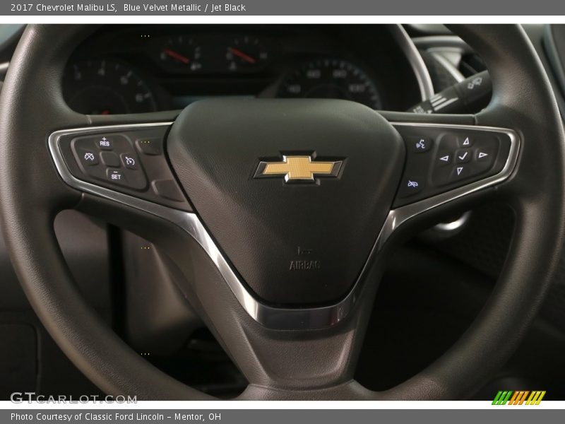 Blue Velvet Metallic / Jet Black 2017 Chevrolet Malibu LS