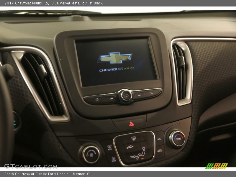 Blue Velvet Metallic / Jet Black 2017 Chevrolet Malibu LS