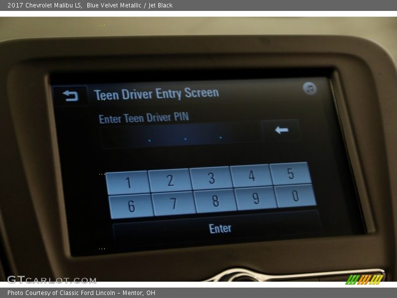 Blue Velvet Metallic / Jet Black 2017 Chevrolet Malibu LS