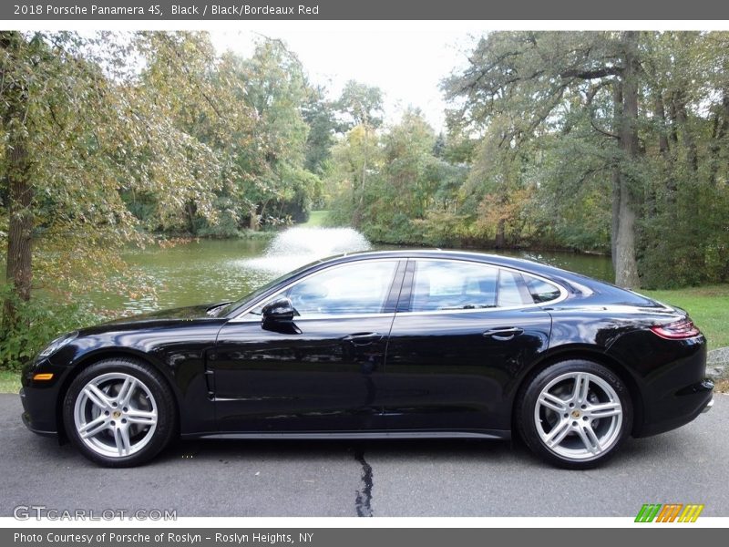 Black / Black/Bordeaux Red 2018 Porsche Panamera 4S