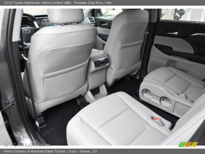 Predawn Gray Mica / Ash 2019 Toyota Highlander Hybrid Limited AWD