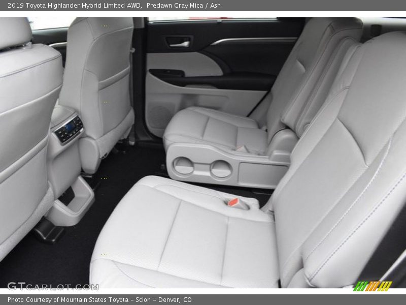 Predawn Gray Mica / Ash 2019 Toyota Highlander Hybrid Limited AWD