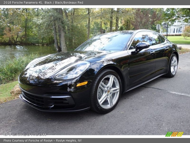 Black / Black/Bordeaux Red 2018 Porsche Panamera 4S