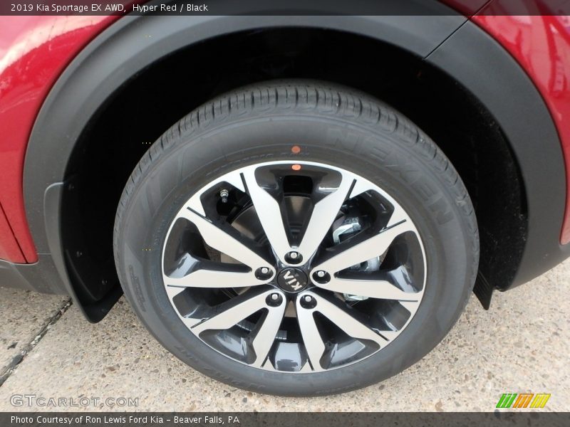 Hyper Red / Black 2019 Kia Sportage EX AWD