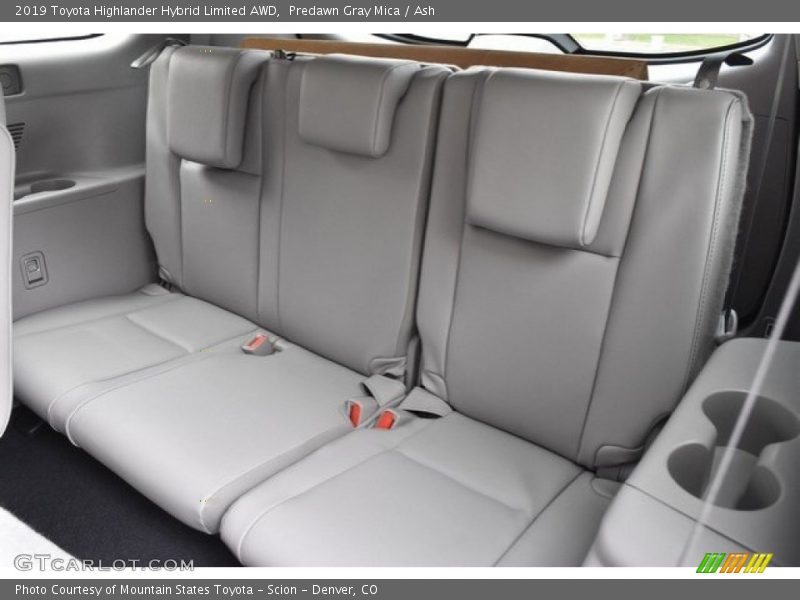 Predawn Gray Mica / Ash 2019 Toyota Highlander Hybrid Limited AWD