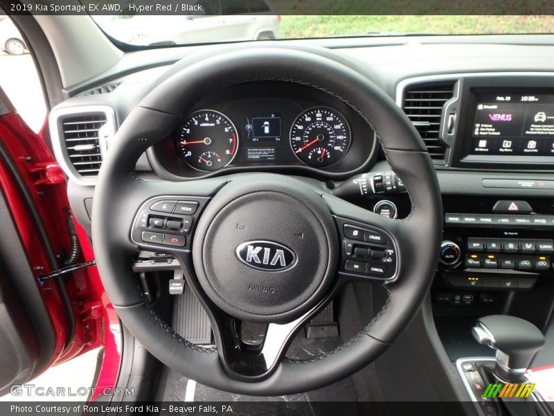 Hyper Red / Black 2019 Kia Sportage EX AWD
