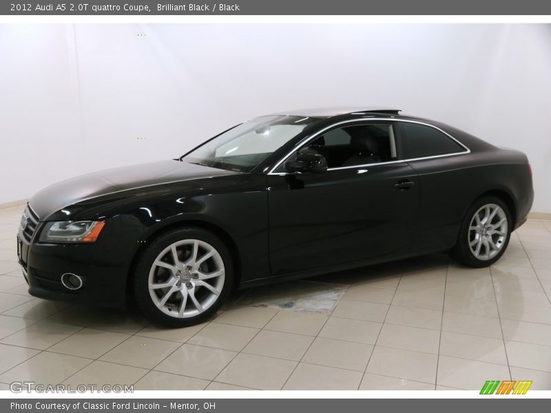 Brilliant Black / Black 2012 Audi A5 2.0T quattro Coupe