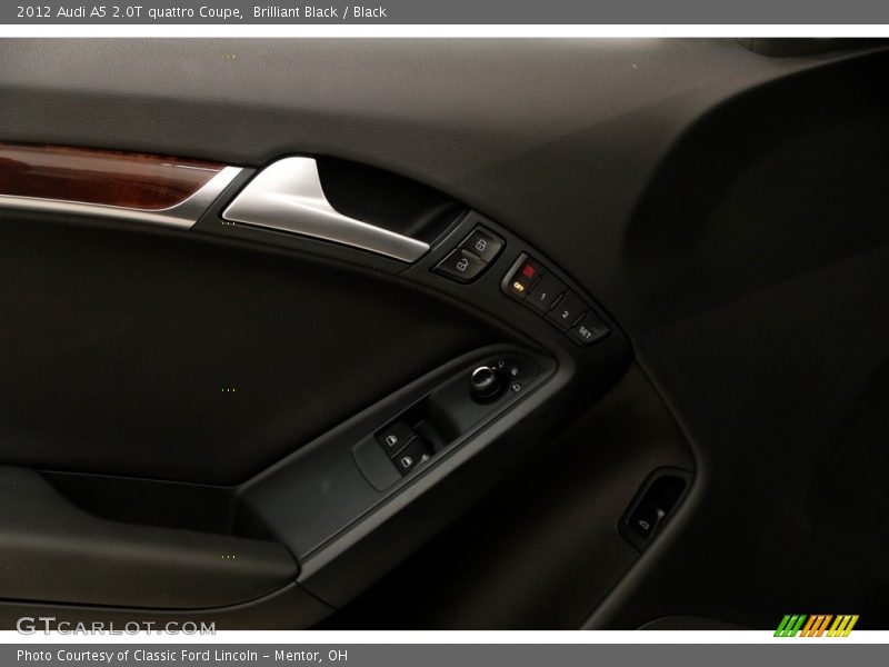 Brilliant Black / Black 2012 Audi A5 2.0T quattro Coupe