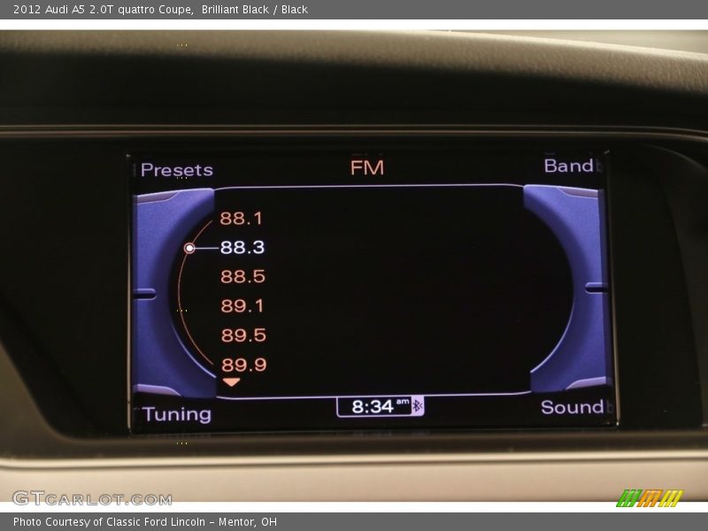 Brilliant Black / Black 2012 Audi A5 2.0T quattro Coupe