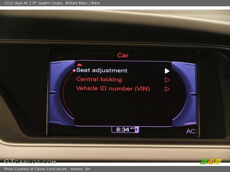 Brilliant Black / Black 2012 Audi A5 2.0T quattro Coupe