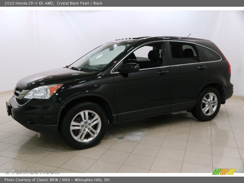 Crystal Black Pearl / Black 2010 Honda CR-V EX AWD