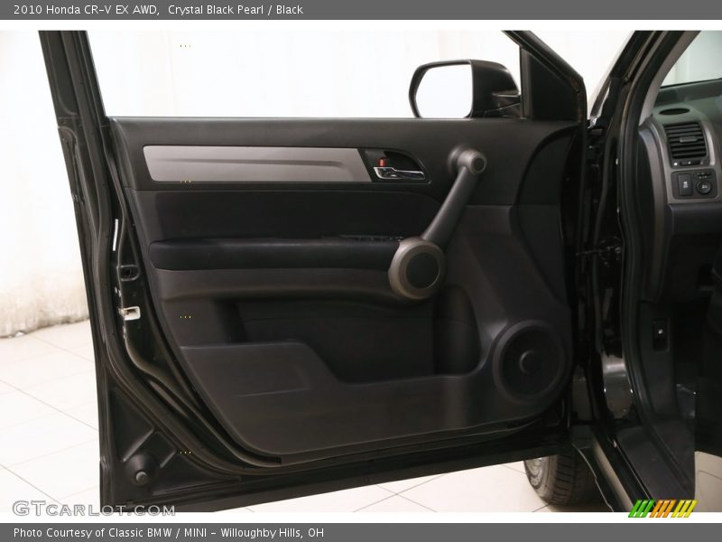Crystal Black Pearl / Black 2010 Honda CR-V EX AWD
