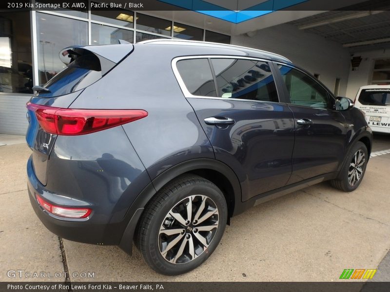 Pacific Blue / Black 2019 Kia Sportage EX AWD