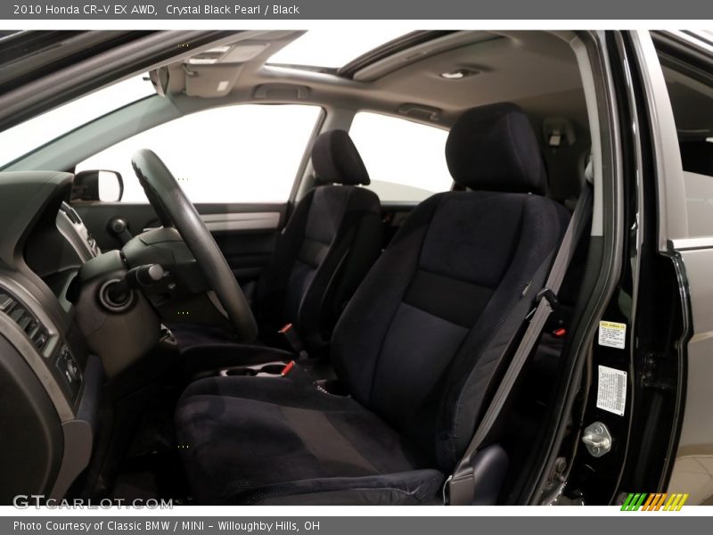 Crystal Black Pearl / Black 2010 Honda CR-V EX AWD