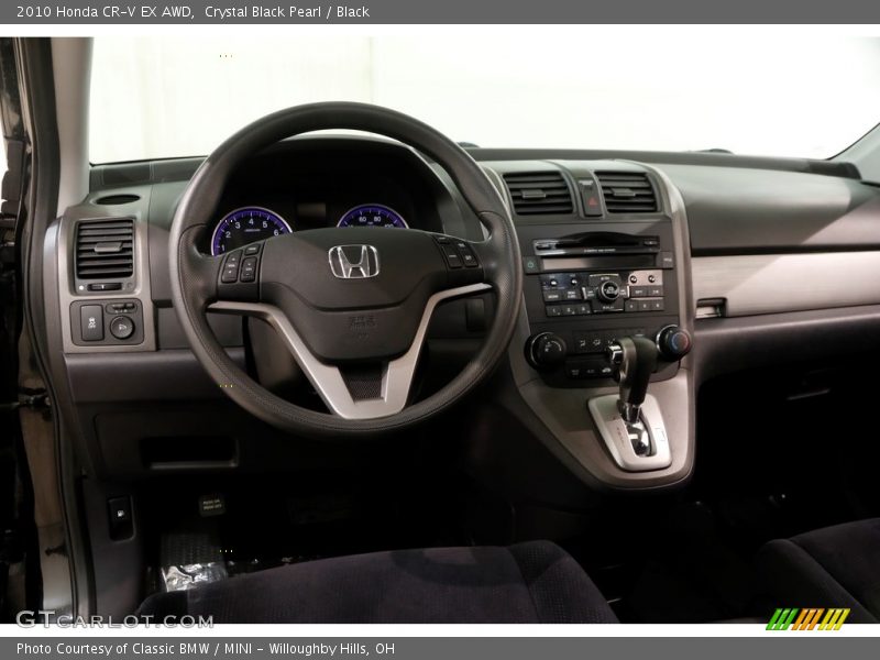 Crystal Black Pearl / Black 2010 Honda CR-V EX AWD