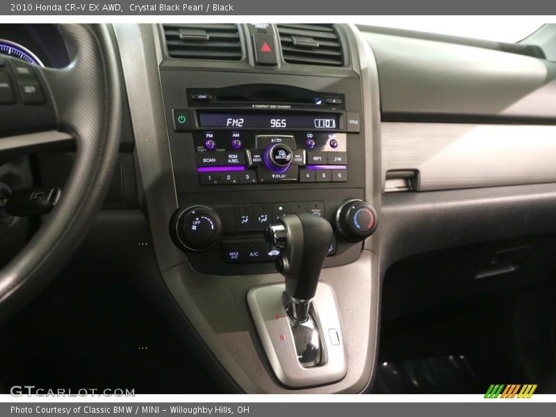Crystal Black Pearl / Black 2010 Honda CR-V EX AWD