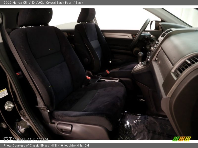 Crystal Black Pearl / Black 2010 Honda CR-V EX AWD
