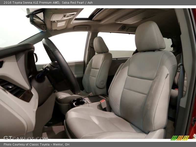 Salsa Red Pearl / Ash 2016 Toyota Sienna XLE Premium AWD