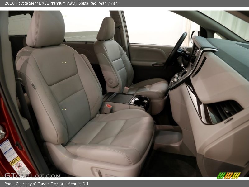 Salsa Red Pearl / Ash 2016 Toyota Sienna XLE Premium AWD
