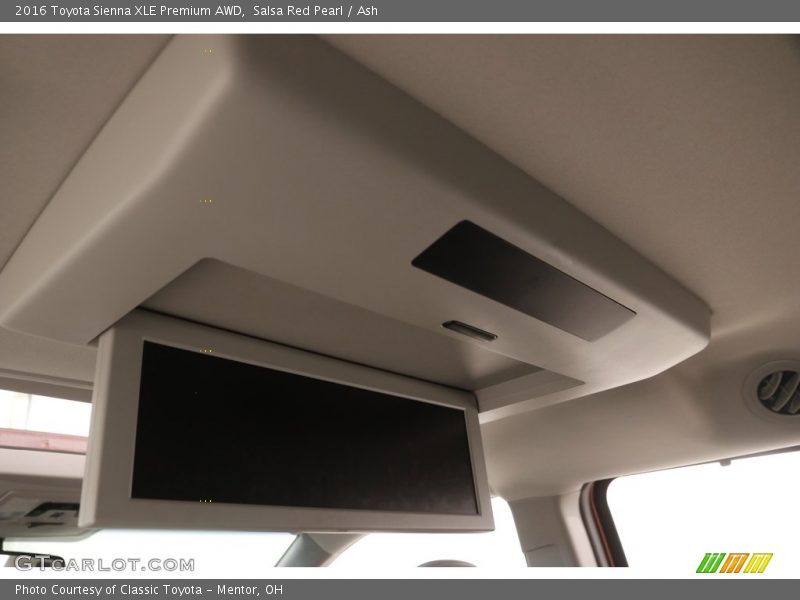 Salsa Red Pearl / Ash 2016 Toyota Sienna XLE Premium AWD