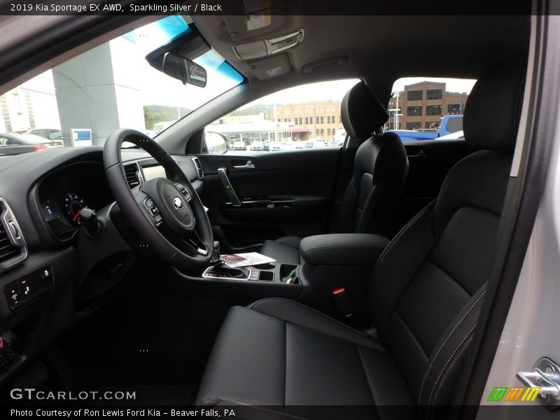 Sparkling Silver / Black 2019 Kia Sportage EX AWD