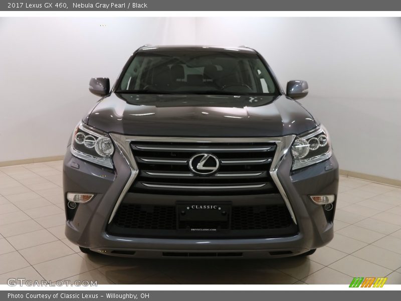 Nebula Gray Pearl / Black 2017 Lexus GX 460
