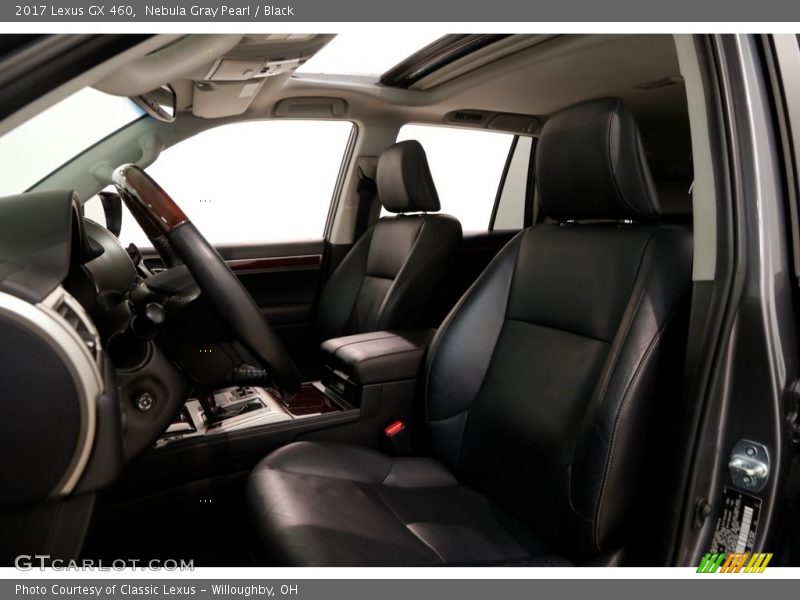Nebula Gray Pearl / Black 2017 Lexus GX 460