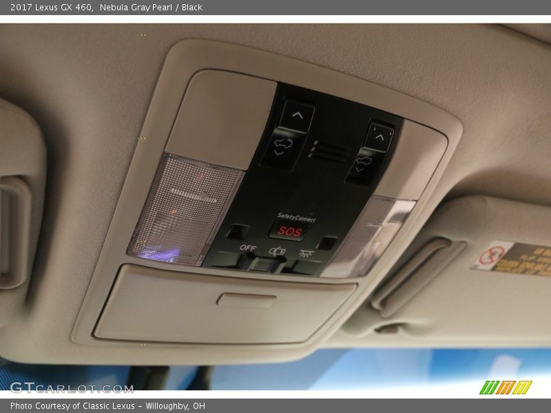 Nebula Gray Pearl / Black 2017 Lexus GX 460