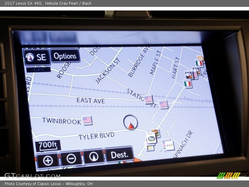 Nebula Gray Pearl / Black 2017 Lexus GX 460
