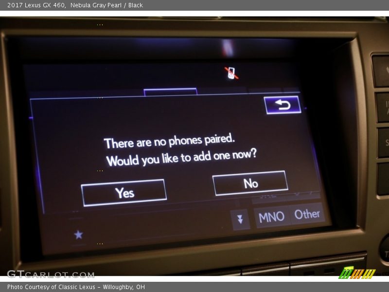 Nebula Gray Pearl / Black 2017 Lexus GX 460