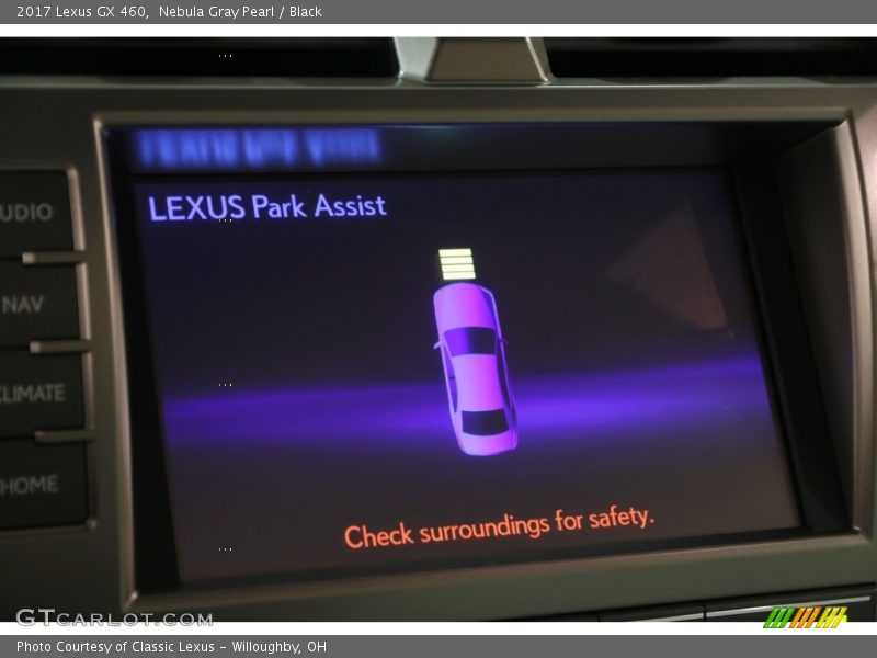 Nebula Gray Pearl / Black 2017 Lexus GX 460