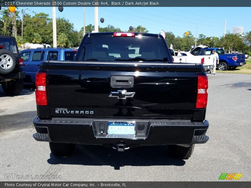 Black / Dark Ash/Jet Black 2017 Chevrolet Silverado 1500 Custom Double Cab 4x4