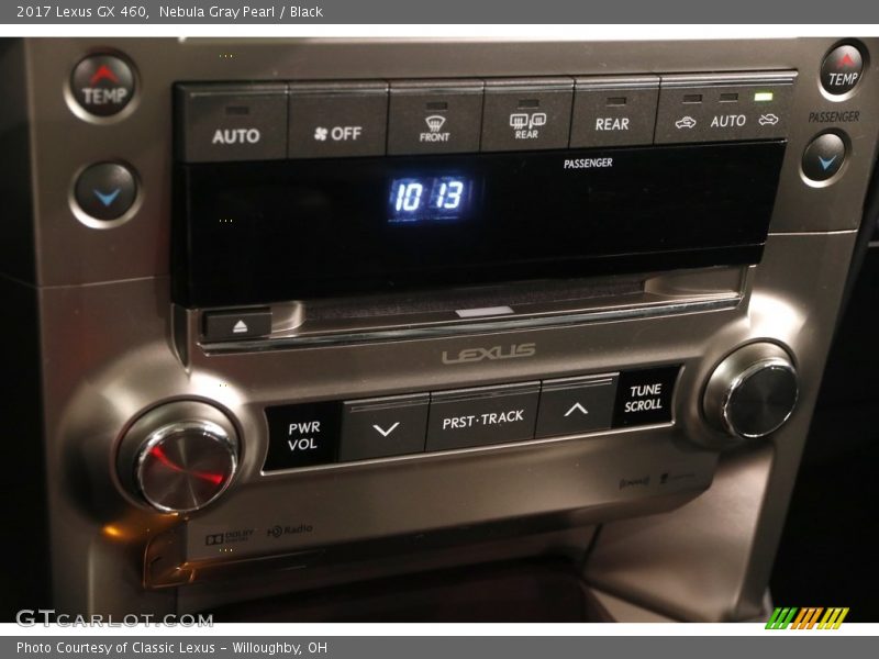 Nebula Gray Pearl / Black 2017 Lexus GX 460