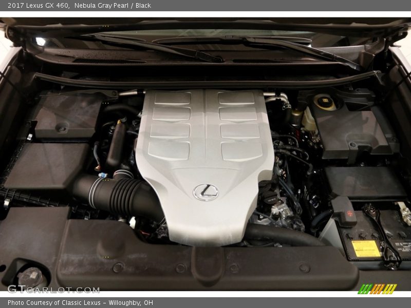 Nebula Gray Pearl / Black 2017 Lexus GX 460