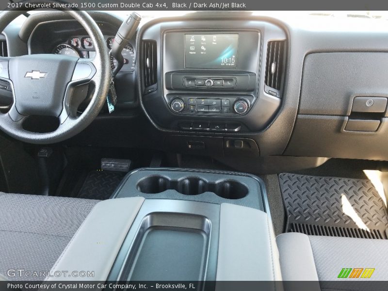 Black / Dark Ash/Jet Black 2017 Chevrolet Silverado 1500 Custom Double Cab 4x4