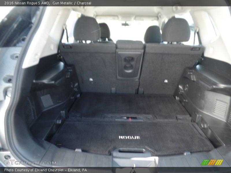 Gun Metallic / Charcoal 2016 Nissan Rogue S AWD