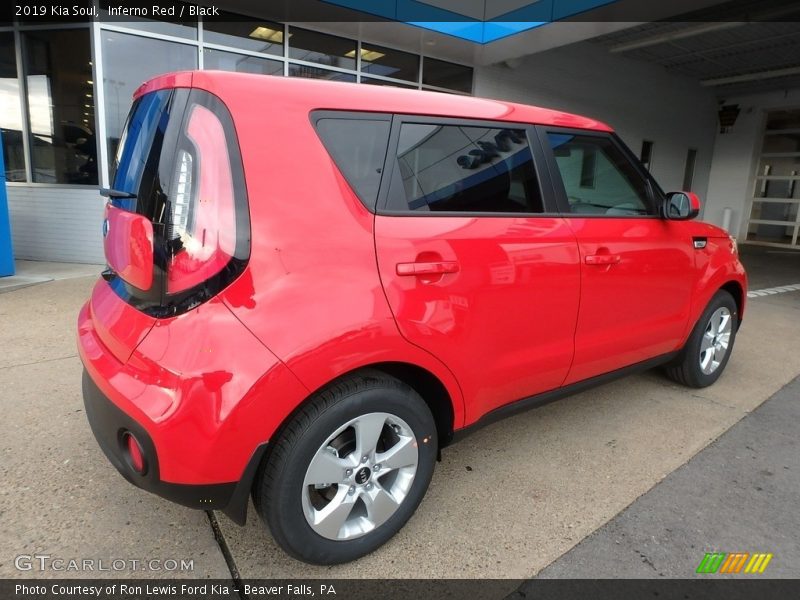 Inferno Red / Black 2019 Kia Soul