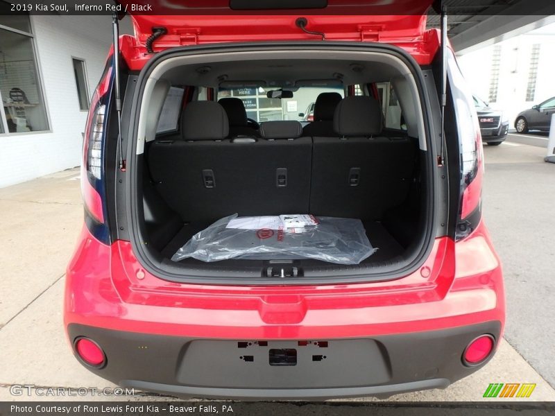 Inferno Red / Black 2019 Kia Soul