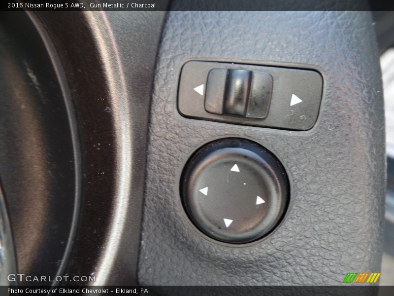 Gun Metallic / Charcoal 2016 Nissan Rogue S AWD