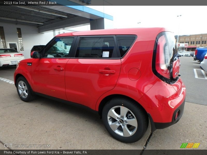 Inferno Red / Black 2019 Kia Soul