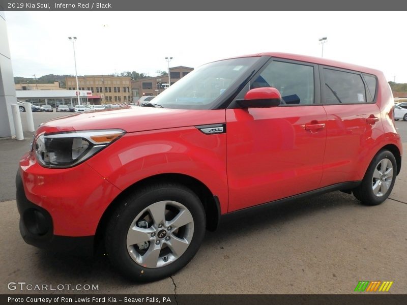 Inferno Red / Black 2019 Kia Soul