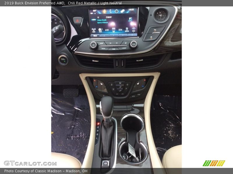Chili Red Metallic / Light Neutral 2019 Buick Envision Preferred AWD