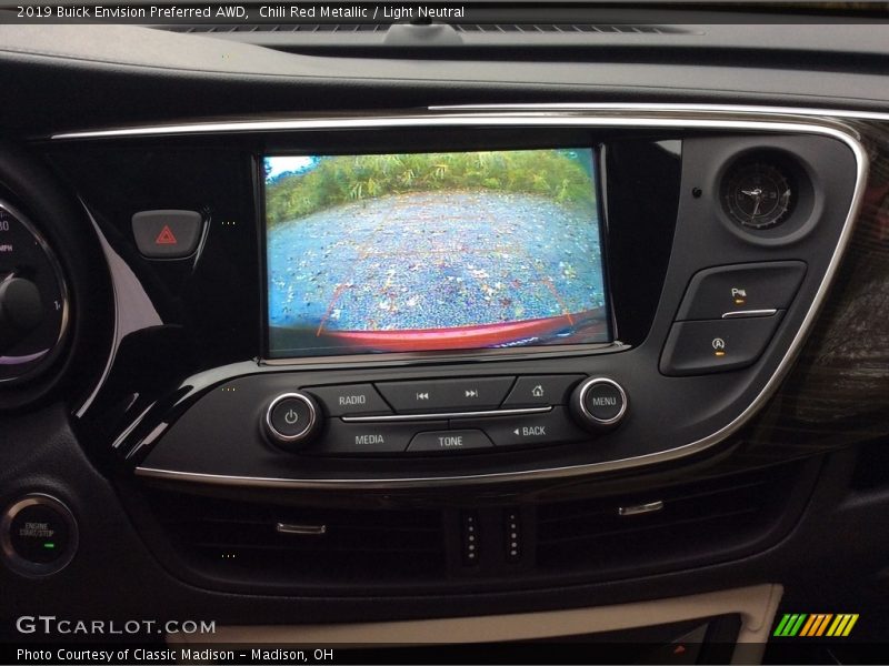 Chili Red Metallic / Light Neutral 2019 Buick Envision Preferred AWD